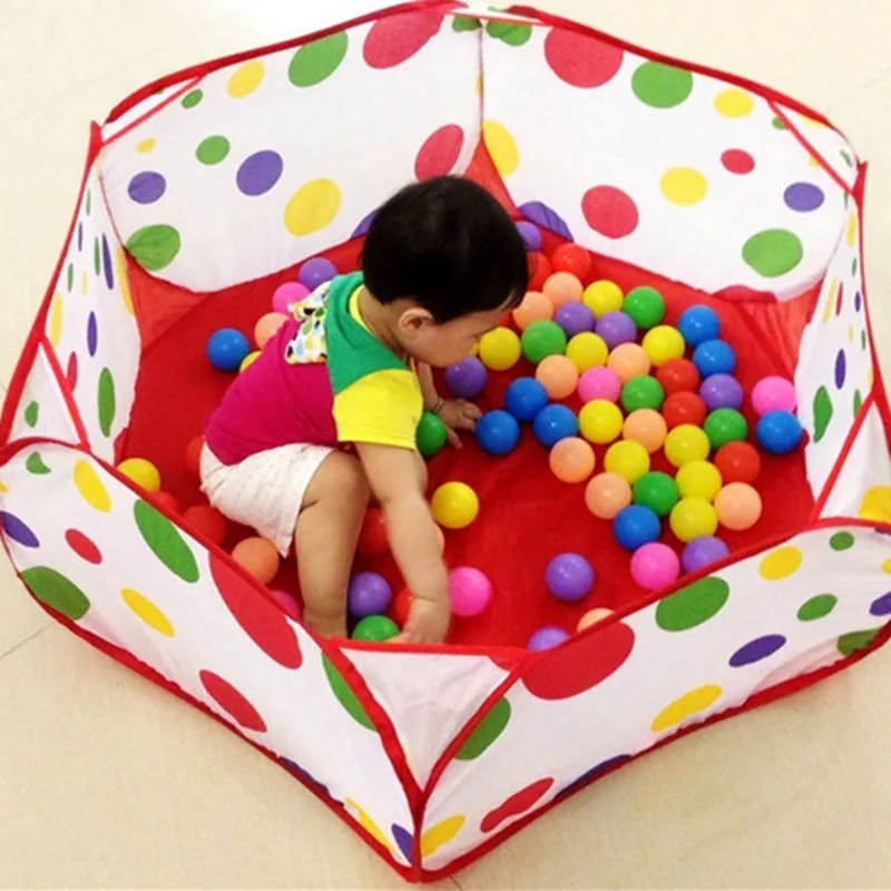 Складные детские игрушки палатка для океанских шариков Детские шарики для игры, бассейн с корзиной для игр на открытом воздухе в помещении большая палатка для детей мяч яма