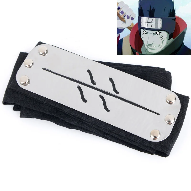 Аниме Наруто повязка на глаза для косплея лист деревенский логотип Konoha Uchiha Итачи Какаши Akatsuki членов косплей костюм аксессуары