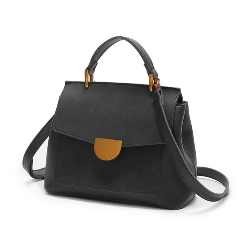 Новые модные Лоскутные женские сумки, роскошные сумки, женские сумки, дизайнерская Высококачественная кожаная сумка, женская сумка через плечо - Цвет: Черный