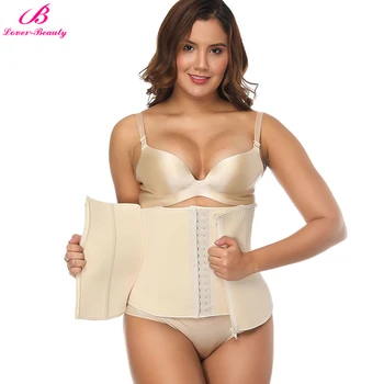 

Lover-Beauty 6 Steel Boned Fajas Sweat Sauna Suit Latex Waist Cincher Underbust Shaperwear Body Shaper Women Sexy Slimming Belt