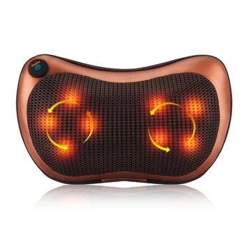 

Relaxation Electric Infrared Neck Massager Pillow Shiatsu Cushion Massage Neck Back Waist Body Heating Kneading Massage Pillow