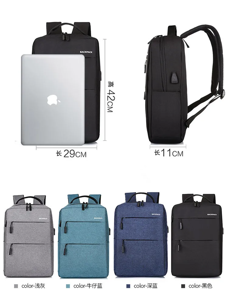 

Multifunctional Laptop Backpack Travel Unisex Shoulder Bags Waterproof Oxford Outdoor Sports City Jogging Pack