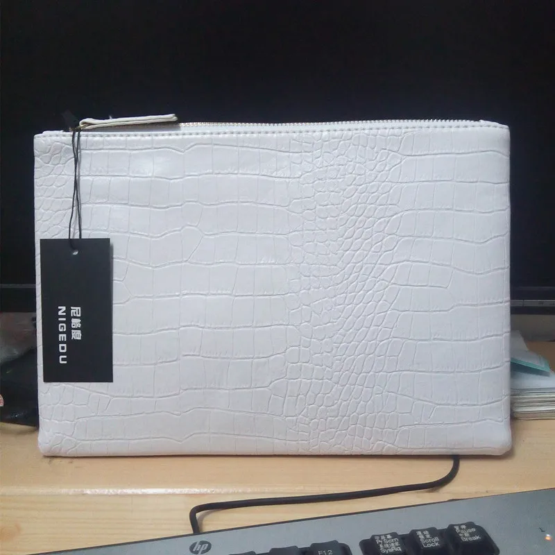  2019 New Fashion Crocodile Grain Women Envelope Clutch Bag Ladies Evening Party Large Clutches Hand - 32817694278