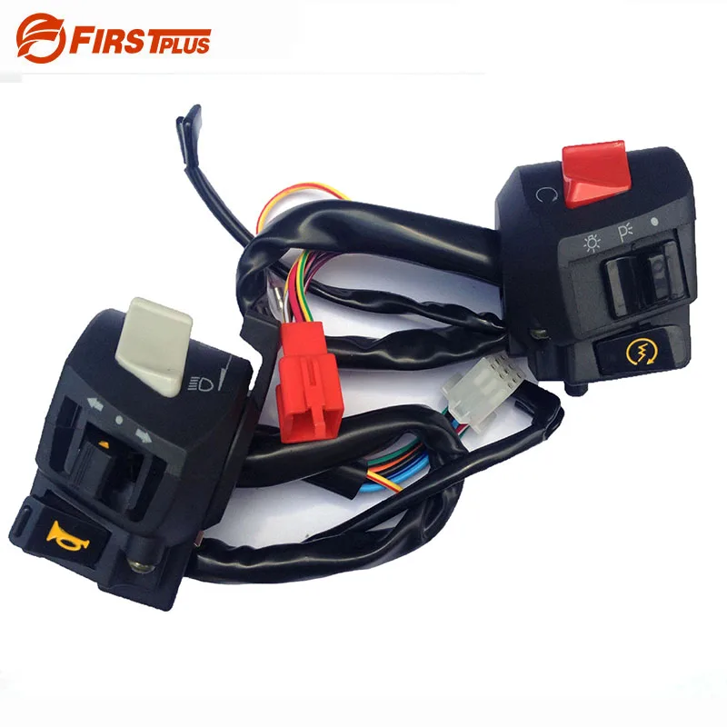 12V Universal Motorcycle Pit Bike Dirt ATV 7/8" Handlebar Switch Horn