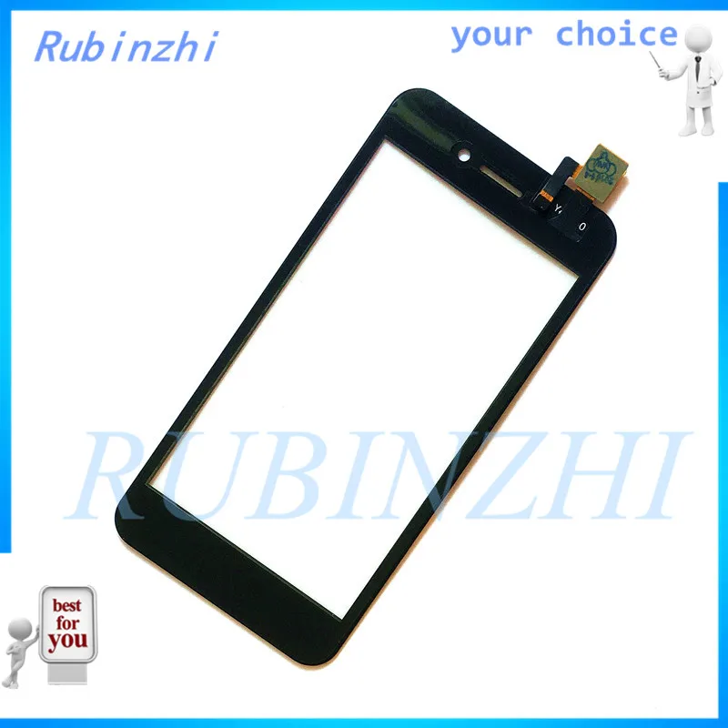 RUBINZHI+ лента для телефона сенсорная панель для Fly FS459 Nimbus 16 сенсорный экран дигитайзер Запасные части сенсорный экран Переднее стекло