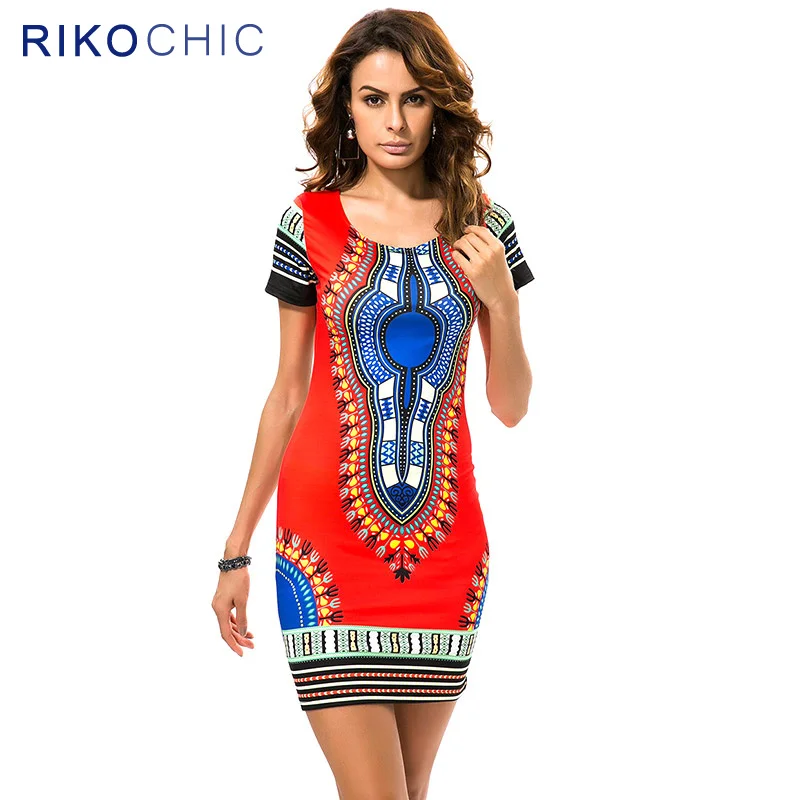 RIKOCHIC Summer Dashiki Dress African Pattern Ethnic Style Fashion Custom African Dress Patterns RIKOCHIC Summer Dashiki Dress African Pattern Ethnic Style Fashion Custom African Dress Patterns