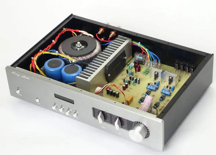 Ретро стиль STK4234MK5 100W+ 100W Hi-Fi HIFI музыкальный усилитель класса fever