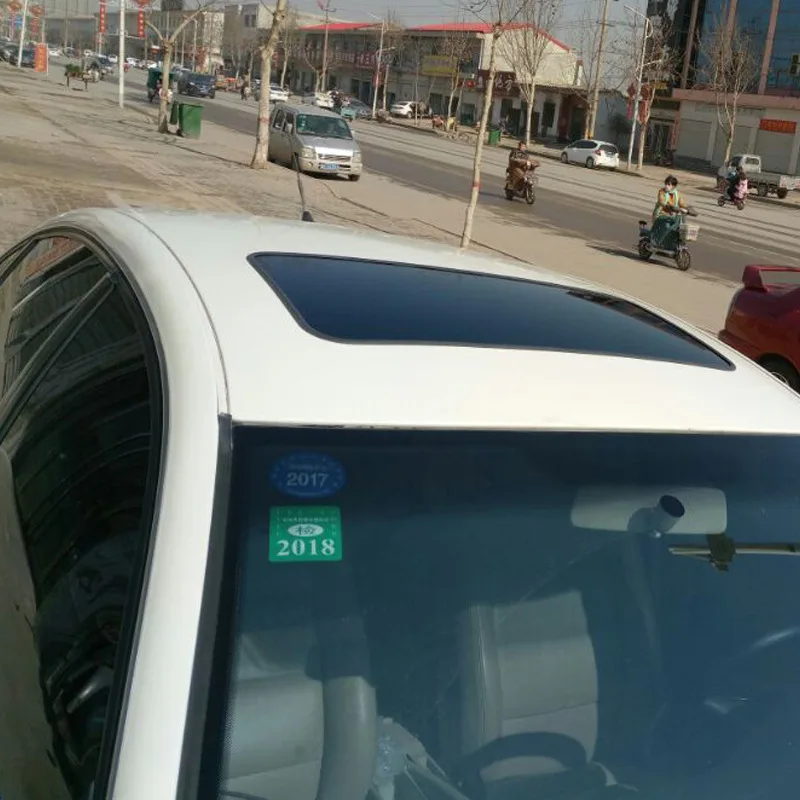 Глянцевые Наклейки из виниловой пленки для крыши автомобиля 79x38 см ПВХ Защитная