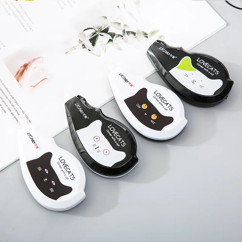 

Love Black Cat Practical Correction Tape Promotional Gift Stationery Student Prize School Office Supply