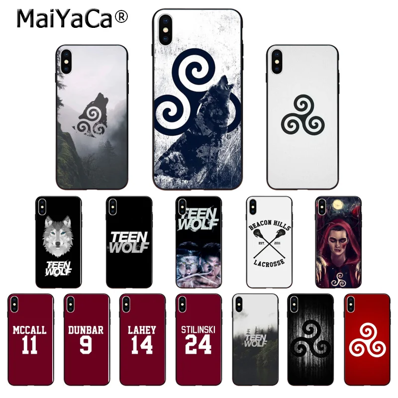 Мягкий силиконовый чехол для телефона MaiYaCa Teen Wolf из ТПУ для Apple iPhone 8 7 6 6S Plus X XS MAX 5 5S SE XR Чехол для мобильного телефона s