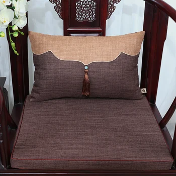 

Plain Cotton Linen Thicken Seat Cushion Pillow Sofa Chair Pads Seat Cushions Decorative Armchair Lumbar Pillow Back Cushion