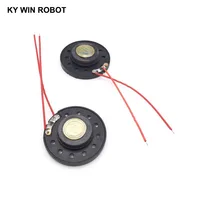 2pcs הרבה חדש אולטרה דק צעצוע ברכב צופר 8 אוהם 2pcs / הרבה 0.5 ואט 0.5W 8R הדובר קוטר 40mm 4 ס"מ עם חוט (5)