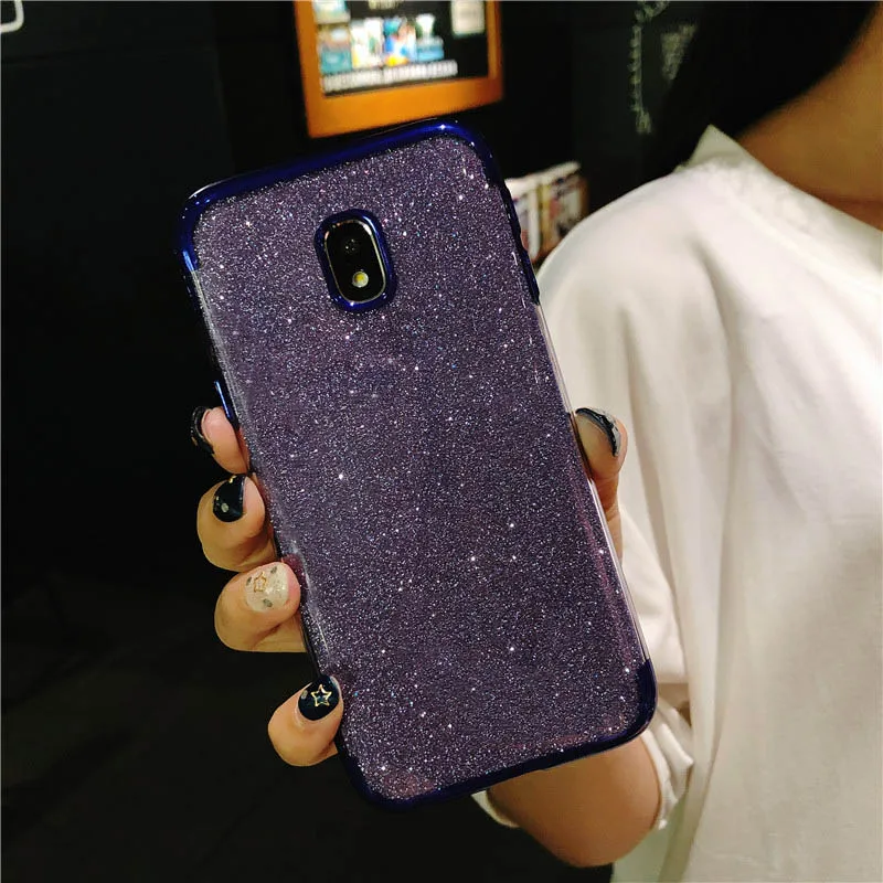 Блеск для samsung J3 J2 J5 J7 Pro J4 J6 2018 крышка ТПУ A3 A5 A6 A7 A8 2016 2017 S9 примечание 9 S8 плюс S7 S6