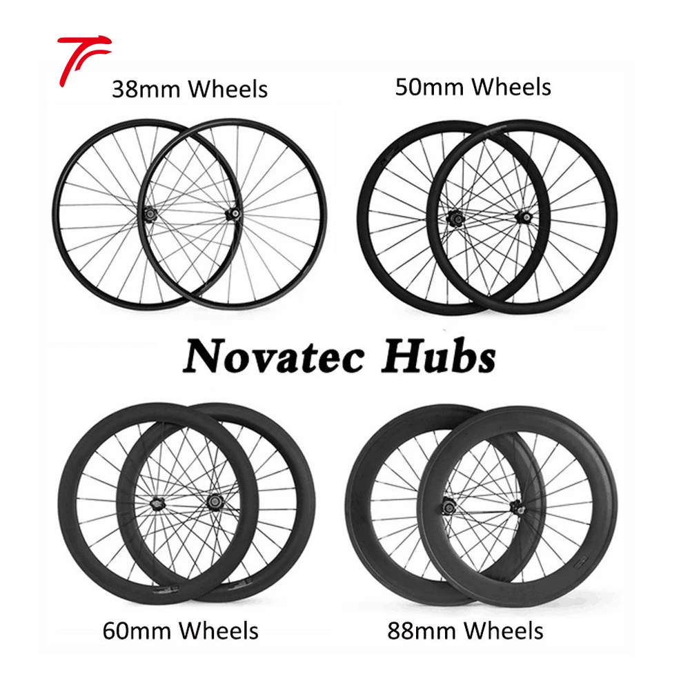

TOPMOST carbon road wheels 20mm 24mm 38mm 50mm 60mm 88mm clincher tubular bicycle wheelset