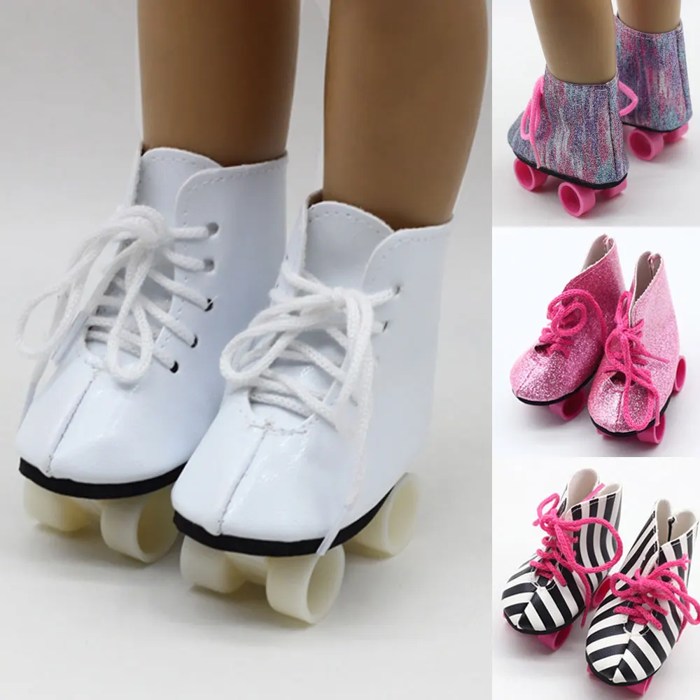 8 Colors 18 Inch Girl Doll Snow Boots Skating Sport Shoes