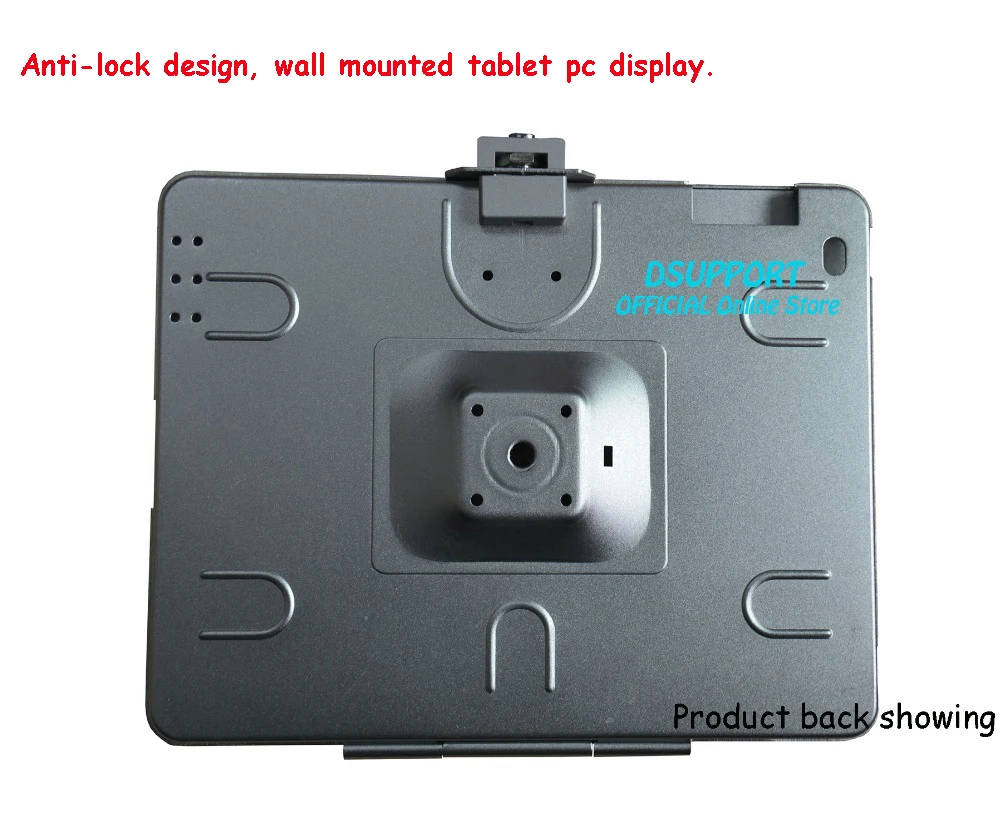 Алюминиевый сплав планшетный ПК настенный Противоугонный дизайн дисплей стенд с замком безопасности для 9,7 дюймов планшетный ПК
