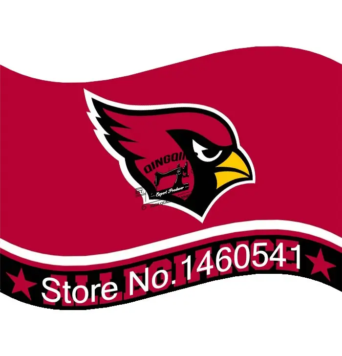 Arizona Cardinals Allegiance Flag 3ft x 5ft Polyester NFL Banner Flying Size No.4 144* 96cm QingQing | Дом и сад