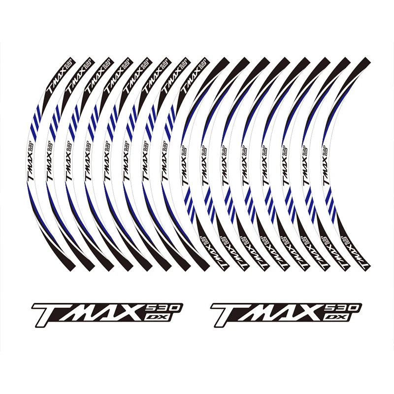 KODASKIN мотоцикл 2D эмблема круглый стикеры Наклейка большой обод колеса для TMAX 530 DX