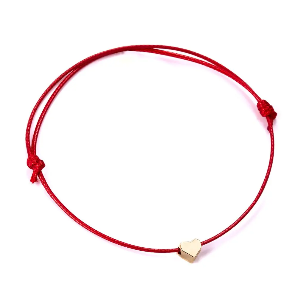 

Fashion Make A Wish Paper Card Love Woven Adjustable Rope Chain Copper Bracelet Accessories for Daily Wear 2019