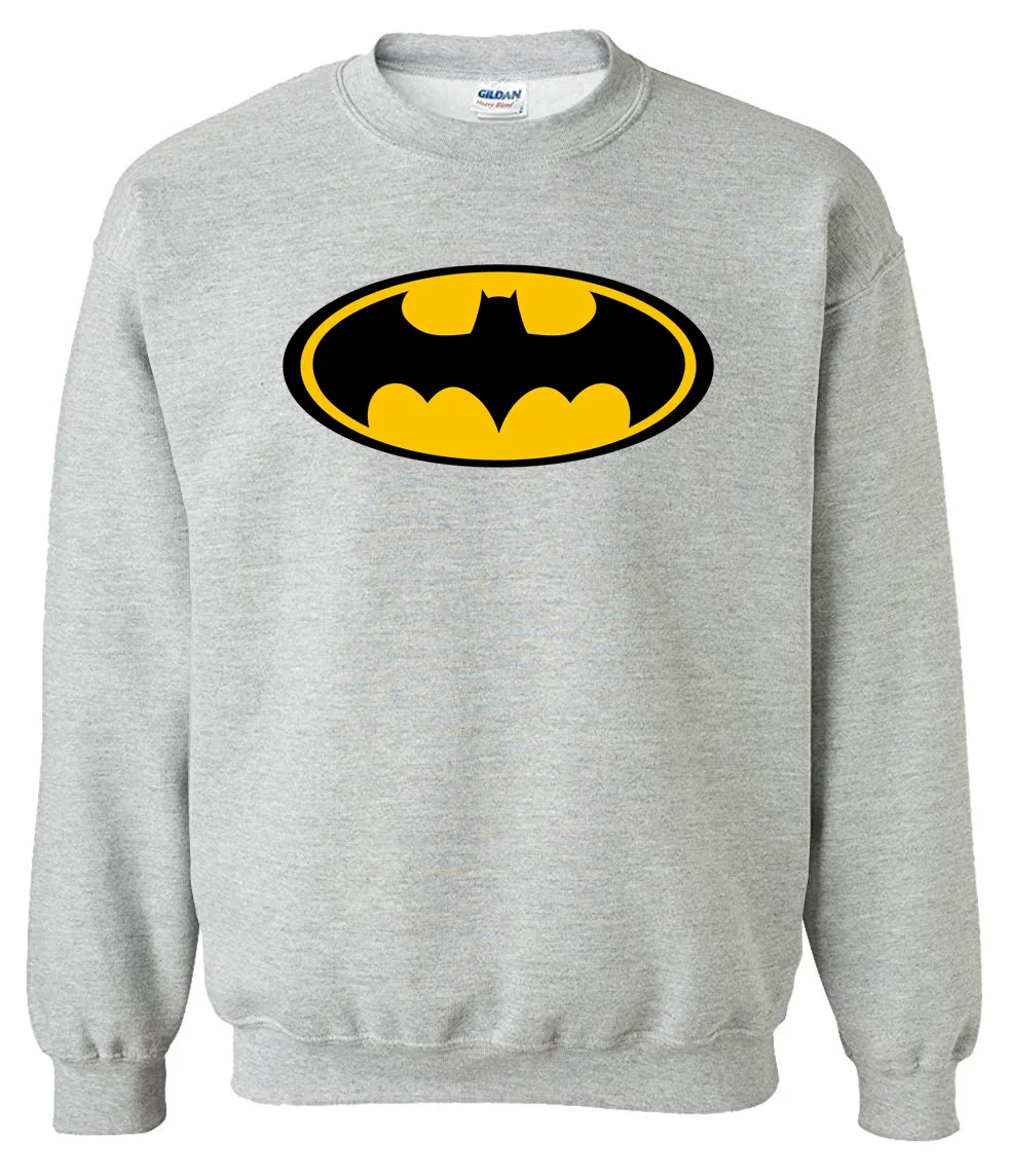 Весенне-зимние толстовки с капюшоном пуловер «Бэтмен» брендовая флисовая толстовка модная мужская спортивная одежда спортивные костюмы harajuku Толстовка - Цвет: gray6