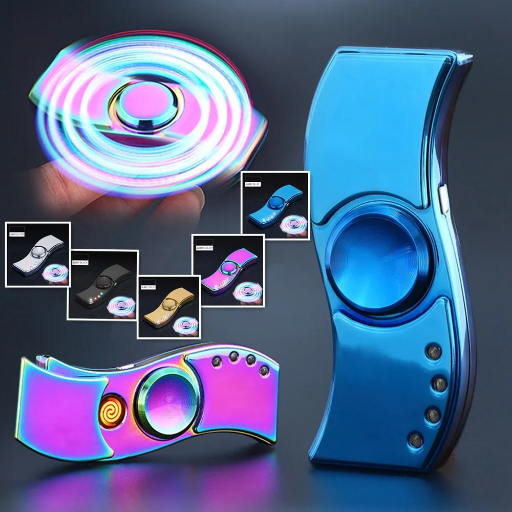 Buy New LED Finger Lighter Alloy USB Electric