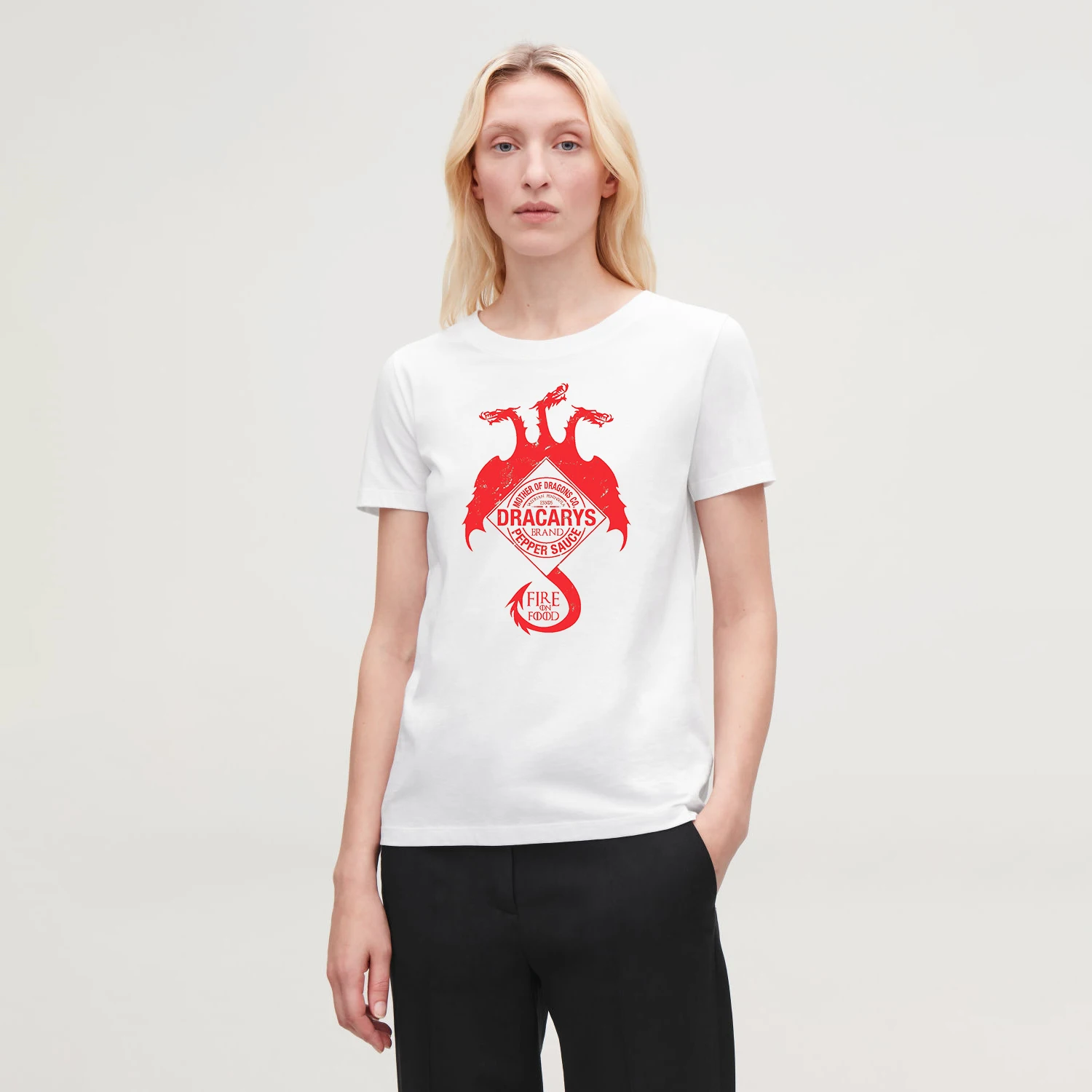 

GLENN BERGER New Game Of Thrones Mother of dragons DRACARYS Printed Unisex T-Shirt harajuku trend Tshirt Women Clothing Tee Tops
