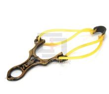 32006 Powerful Creative Metal Slingshot Shot Brace Catapult With Rubber Band For Outdoor Hunting Shooting Sports Entertainment