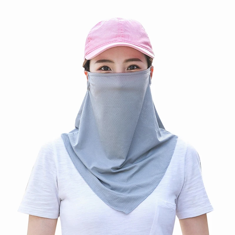 قبعة الجولف منشفة دائم بوليستر قناع الشمس قناع المحمولة 3 اللون حماية الرقبة الوجه جولف قناع العملي منشفة