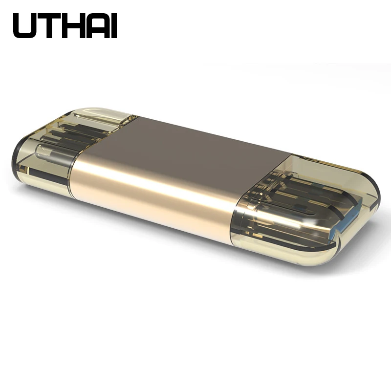 UTHAI D39 для HUAWEI NM кардридер Type C к Micro SD/USB3.0 адаптер Nano карты памяти 128G 90 МБ/с. чтение