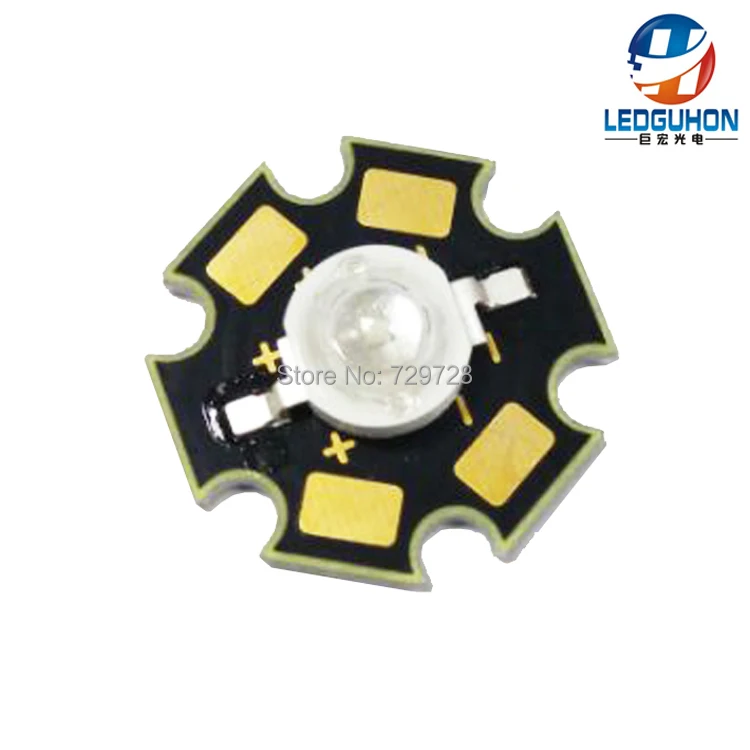 Яркие синие светодиоды высокой мощности 3 Вт с печатной платой|3w blue|3w high power led3w led |