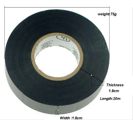 2 шт./компл. 3 м 20 м водонепроницаемая обувь черного цвета для электрической изоляции паста изоленты
