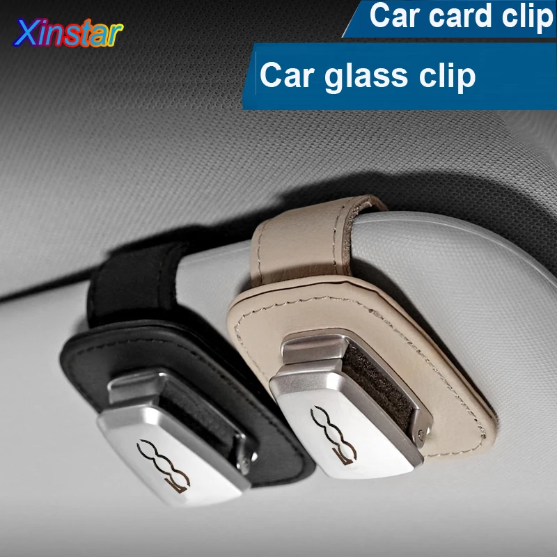 

Genuine Leather Car sunshade decoration sticker for fiat 500 500x