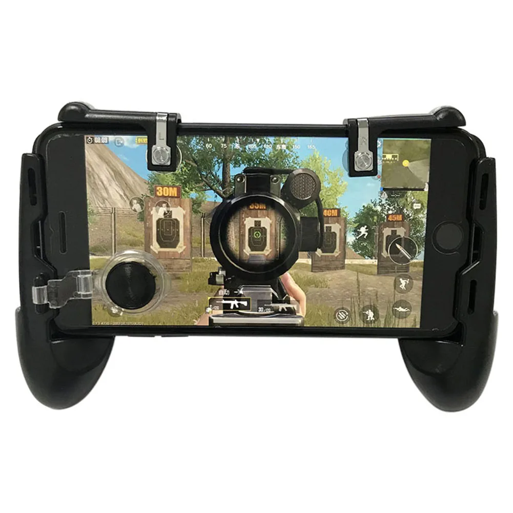 Mobile Phone Gaming Trigger 4 In 1 Controller Fire V6.0 L1R1 Button + Gamepad For PUBG CS of Survival Controller Shooter Button