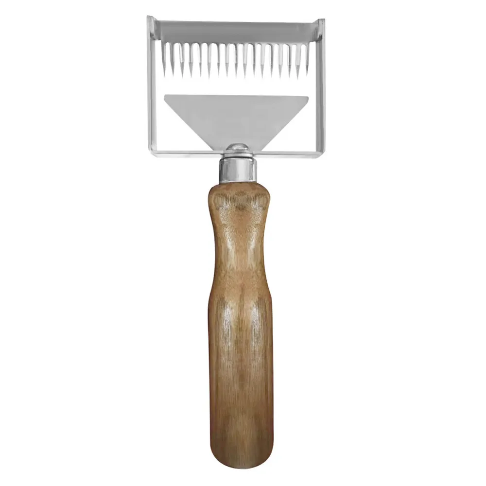 

Stainless Steel Bee Hive Uncapping Honey Fork Scraper Shovel Beekeeping Tool