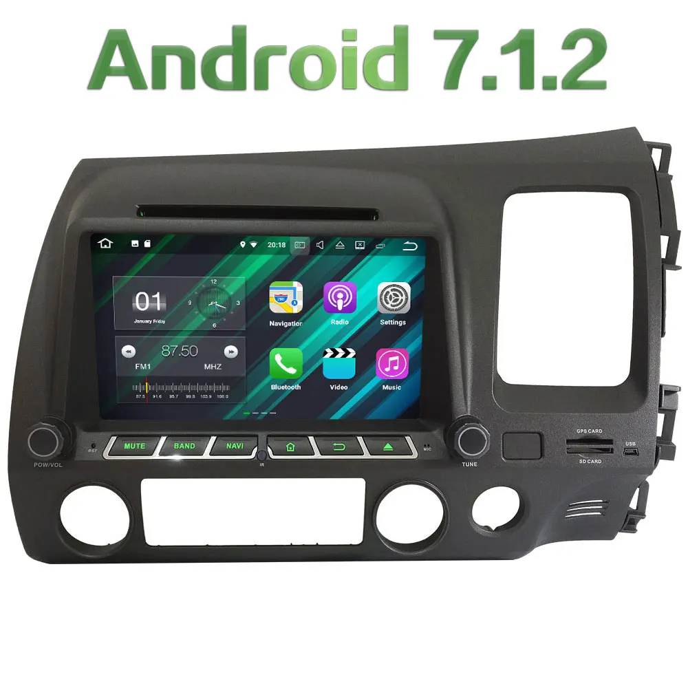 8 Android 7 1 Quad Core 2GB RAM 4G font b Multimedia b font Car DVD