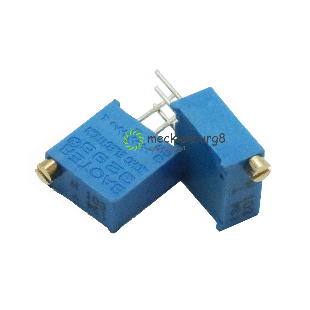 

10 pieces. 3296W Multi-turn Trimmer Potentiometer Kit High Accuracy 3296 variable resistor with free box electronic diy Kit