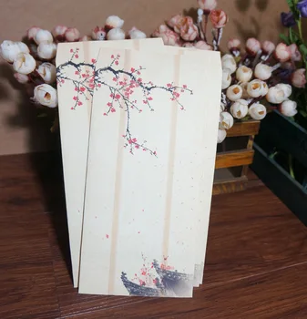 

5pcs BZNVN The traditional Chinese style Chinese No. 5 envelope of plum Lane Branch