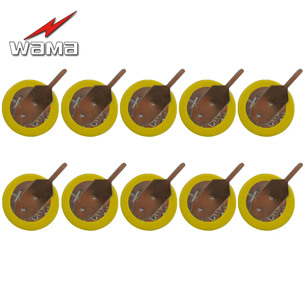 

5x Wama CR927 3V 30mAh Button Cell Battery Welding Solder 2 Pins Watch Accessories DL927 ECR927 Coin batteries