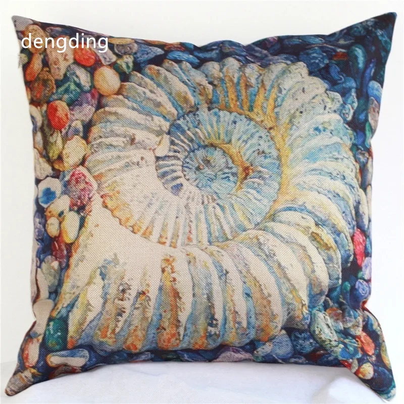 

pillow cases Cotton Linen Printed Chair Seat 18x18 inches Decorative Throw Pillow Cover