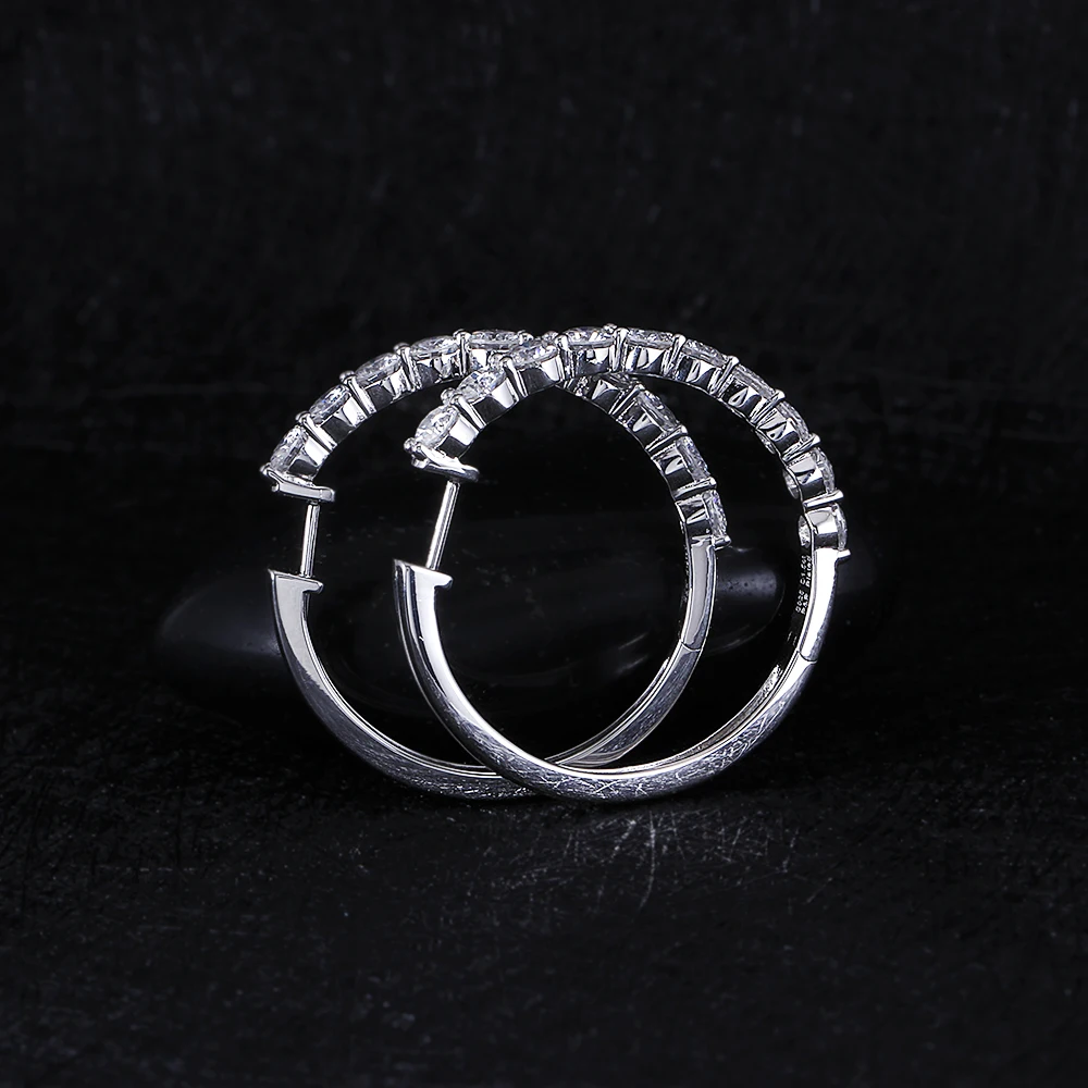 moissanite hoop earrings (3)