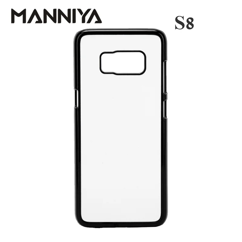 MANNIYA для Samsung Galaxy S8 + 2D сублимационный пустой черный пластиковый чехол телефона с