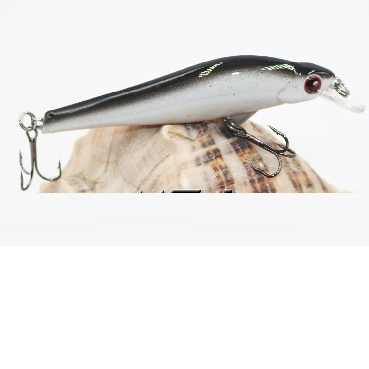 Minnow Hard Bait 95mm/11g Fishing Lures Sinking with Trebke Hooks Swimbait Hard Lure for Carp Fishing D Contact Fishing Minnow