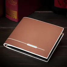 Men's Wallet Fashion 2019 Mens Wallet with Coin Bag Zipper Small Money Purses New Design Dollar Slim Purse Money Clip Wallet 467
