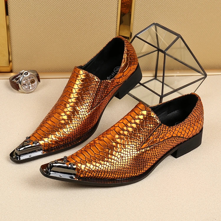 Italy Brand Fashion Men Party Wedding Shoes Handmade Loafers Men
