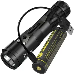 2019 оптовая продажа NITECORE C1 1800Lms CREE XHP35 HD E2 светодиодный фонарик + перезаряжаемая батарея usb зарядный кабель Магнитная Задняя крышка лампы