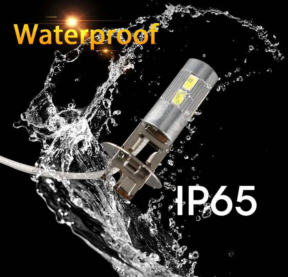Hlxg H3 противотуманной фары drl Белый 10LED хвост для фар головного света и противотуманных фар с возможностью креативного дневного света 12 V Авто мотоцикла лампы