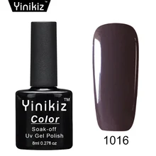 Yinikiz Glitter 25 Colors Gel Nail Polish Nail Art Nail Gel Varnish UV LED Long-lasting Gel Nail Lacquer