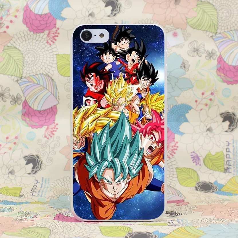 Dragon Ball Goku Hard Transparent Cover Case for iPhone 7 7 Plus 6 6S Plus 5 5S SE 5C 4 4S ...