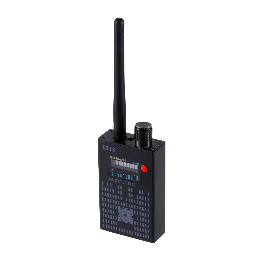 1MHz-8000MHz Radio Detection Anti Spy Signal Hidden Camera GSM Audio Bug Finder 4G GPS Signals Lens RF Tracker Detectors Black