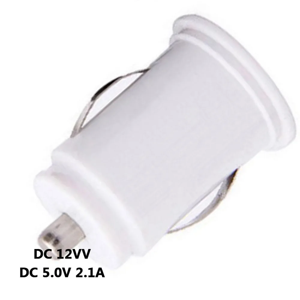 2.1A 5V Dual USB Автомобильное зарядное устройство 2 порта прикуриватель адаптер Зарядное устройство USB адаптер питания для всех смартфонов